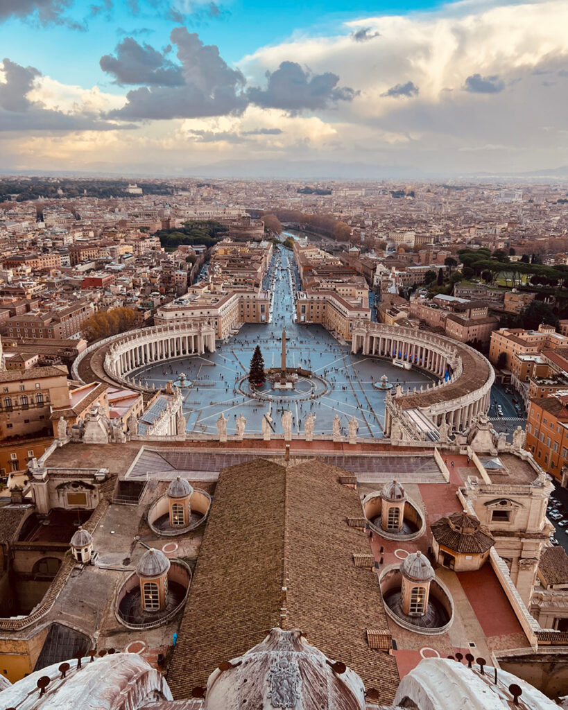 Guia de viagem para Roma - Vista aérea do Vaticano