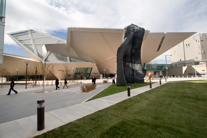 Denver art museum e Clyfford still museum