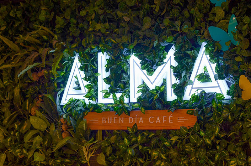 Alma Buen Dia Café em Buenos Aires.