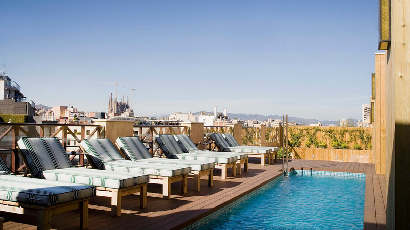piscina, Cotton house hotel, Barcelona