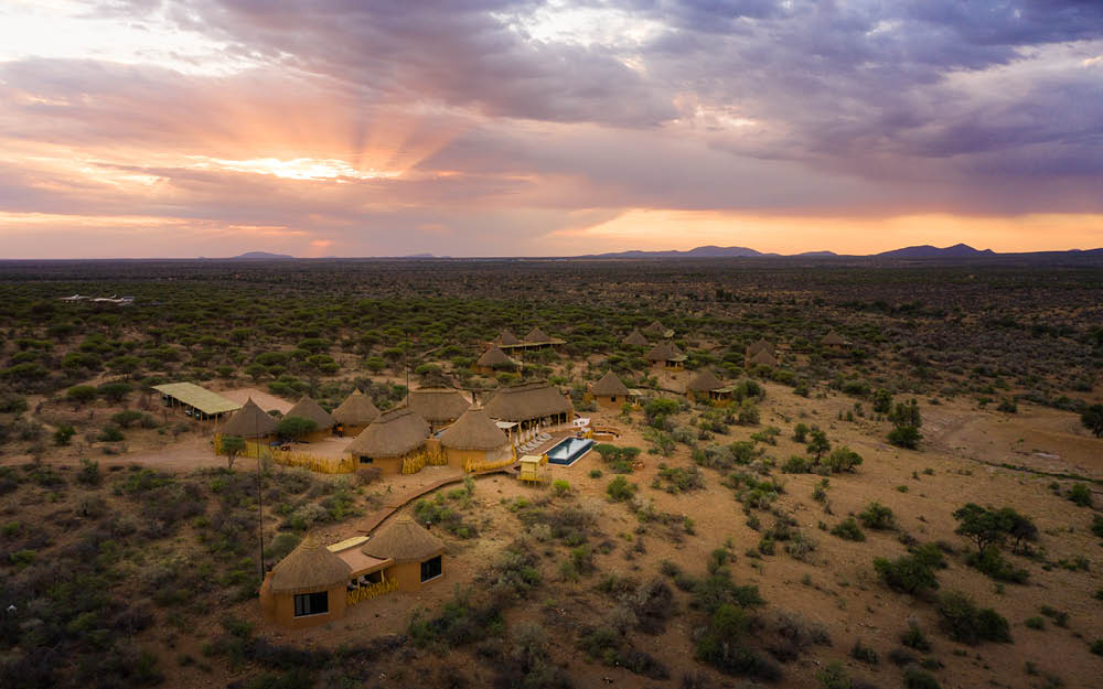 Omaanda: cabanas de luxo na savana namíbia