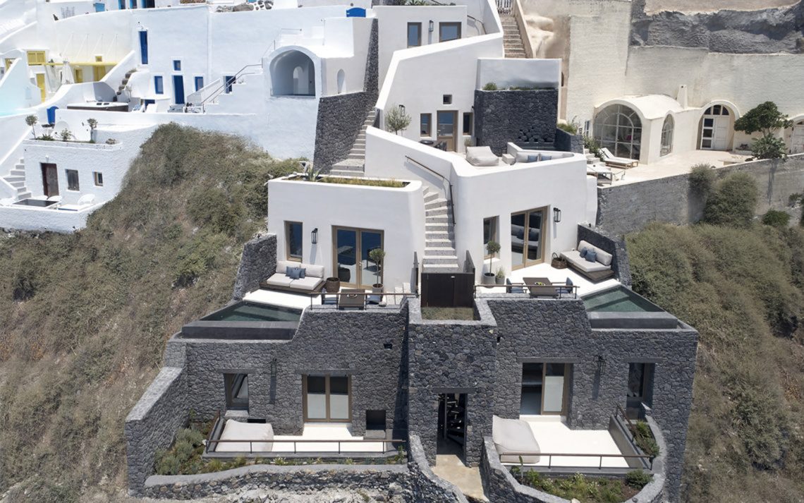 Vora Santorini, um hotel com um design único e marcante