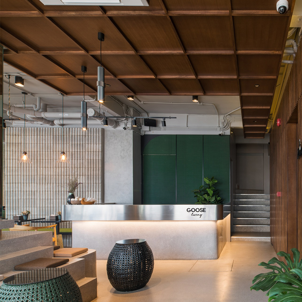 Hall_goose living Goose living, arquitetura de hotel