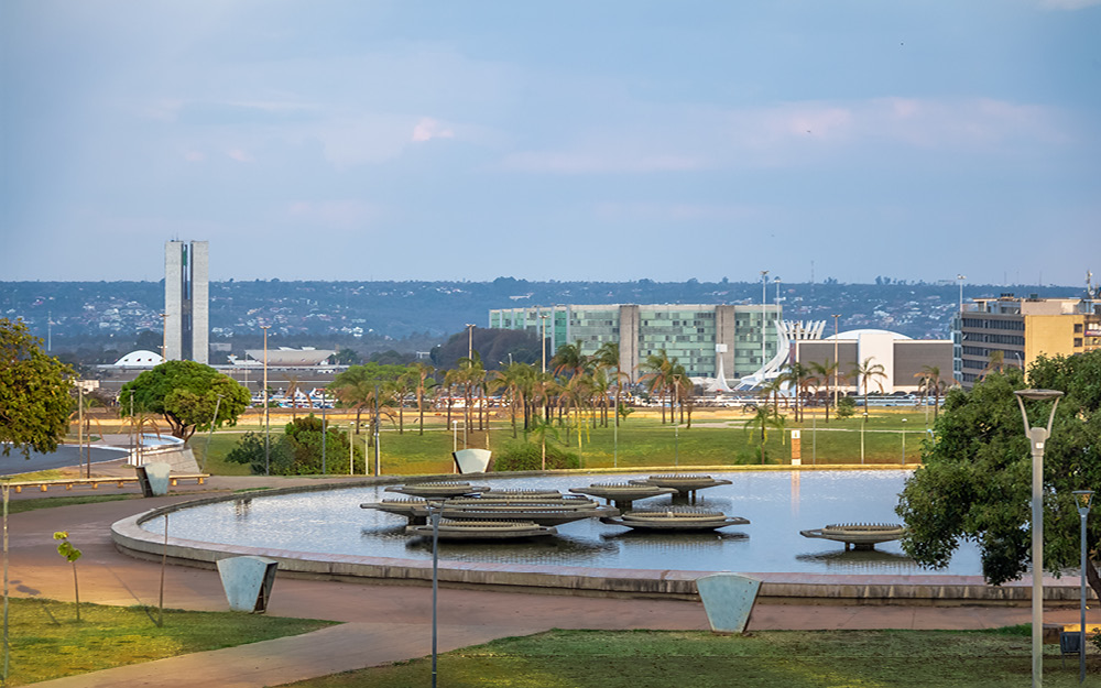 Parque Jardim Burle Marx em Brasília Brasil