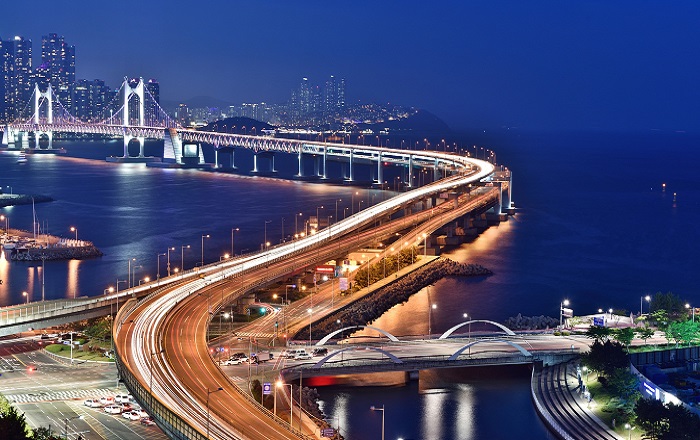 Ponte sobre o Rio Han, Rio Han, Seul, Coreia do Sul,