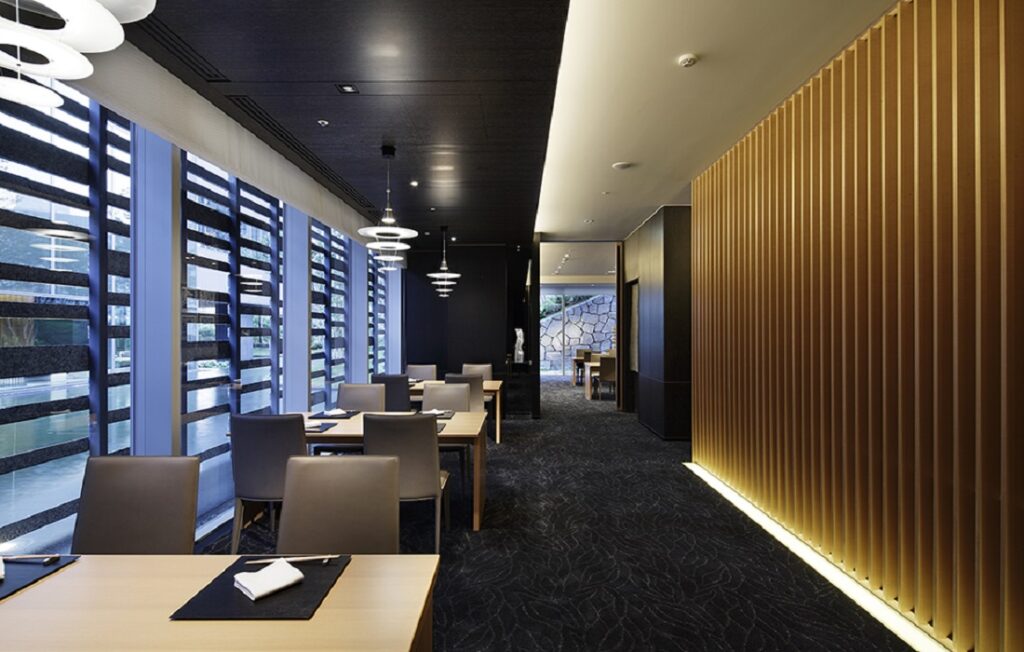 Restaurante Origami comida  ocidental, culinária, gastronomia, tóquio, capitol hotel tokiu.