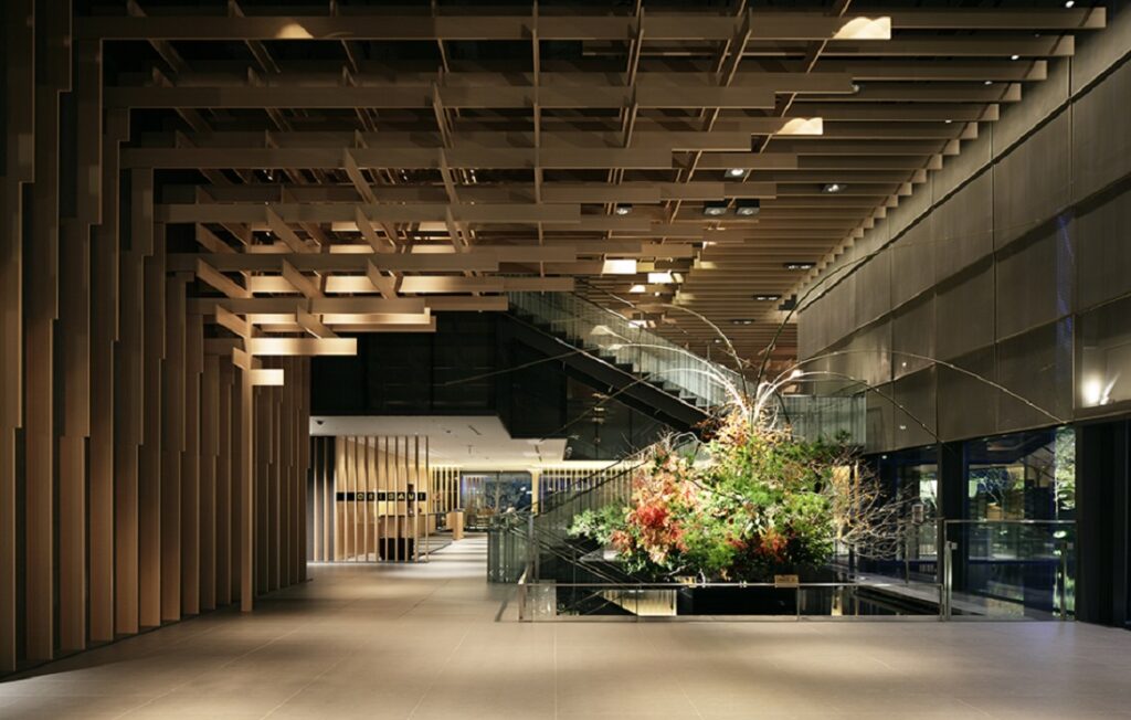 Hall de entrada, design, capitol Hotel Tokiu.