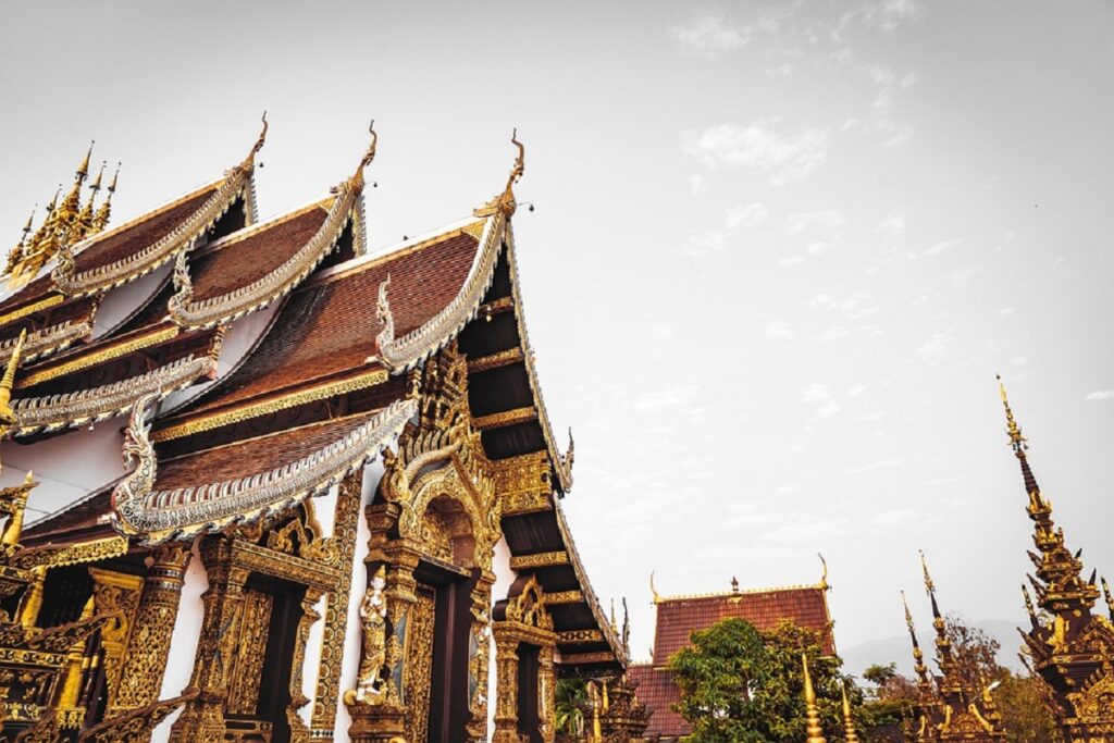 Templo tipico da cidade de Bangkok.