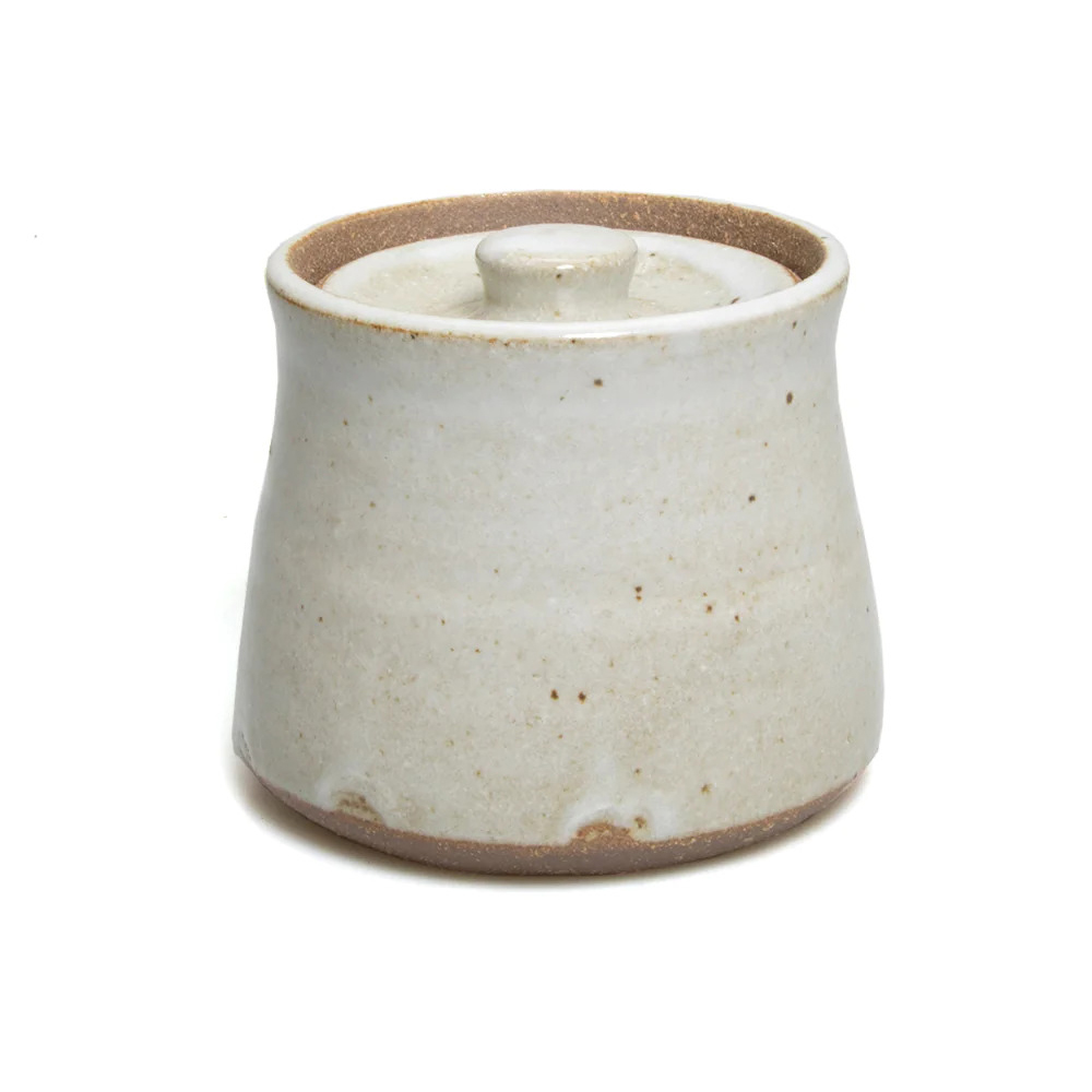 pote branco de cerâmica