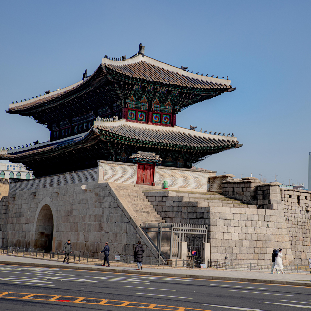 Portão da benevolência ascendente, construção histórica da Coreia