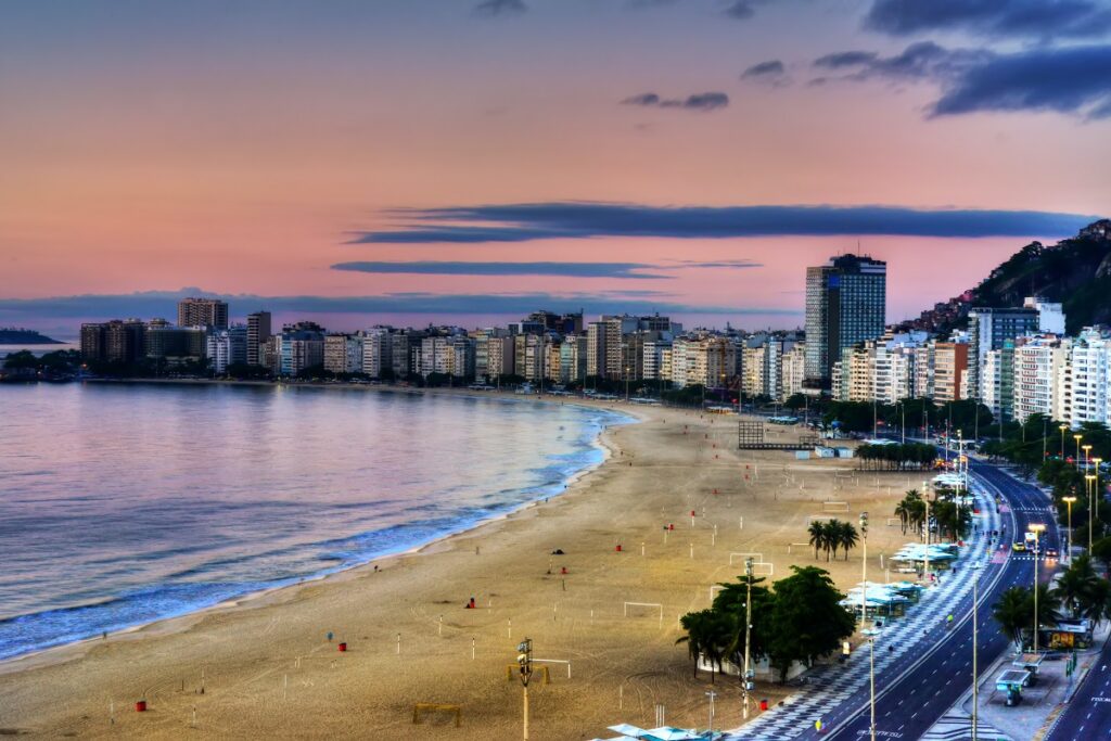 Orla de Copacabana.