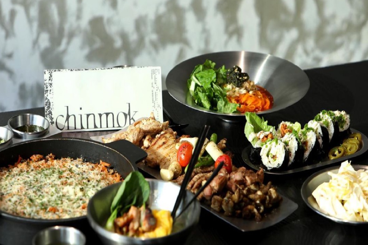 Restaurante design em Seul: Alguns pratos do Chinmok.