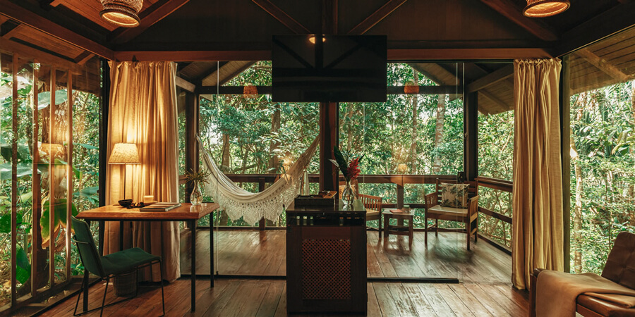 Suite anavihanas, um hotel de luxo na amazônia 