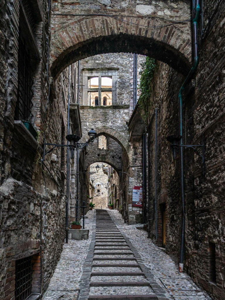 Narni, cidade medieval na Úmbria - Itália