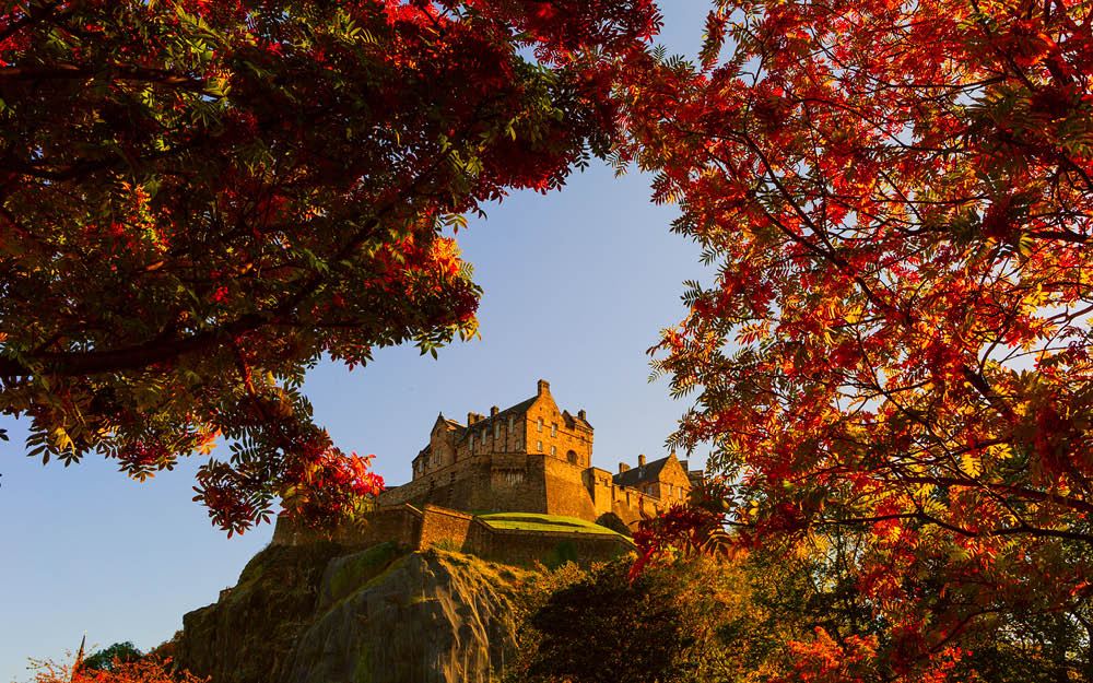 Castelo de Edimburgo, na Escócia