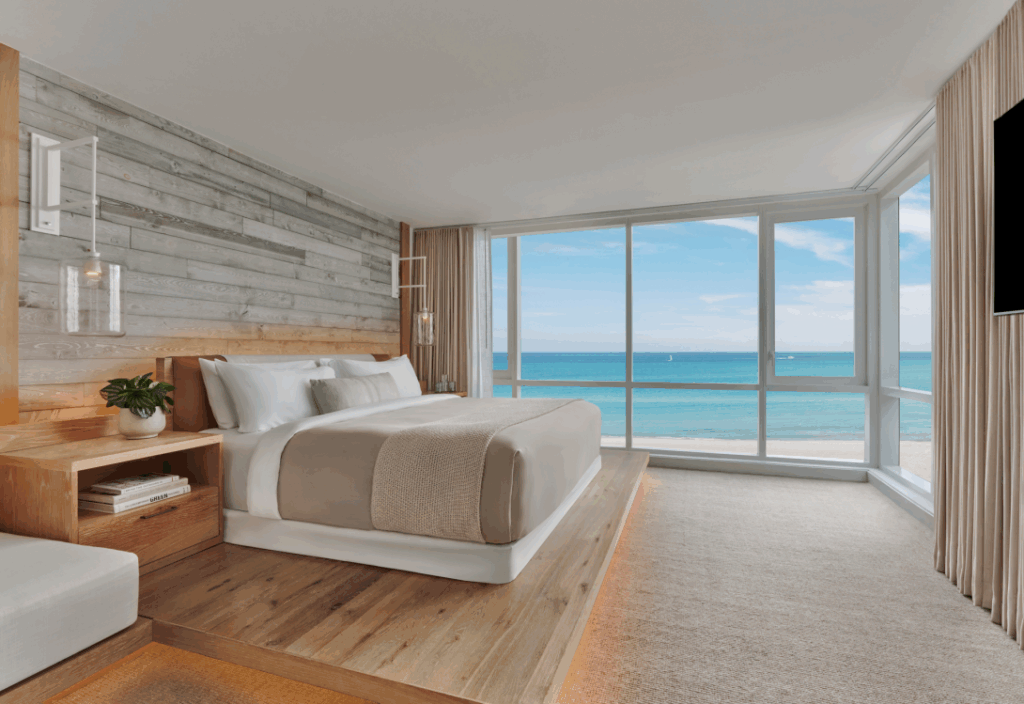 Quarto com suíte e varanda no 1 Hotel Miami Beach, nos Estados Unidos
