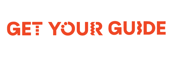 Logo da Get Your Guide - Reservas de passeios, ingressos e guias particulares - Indicação Dona Arquiteta