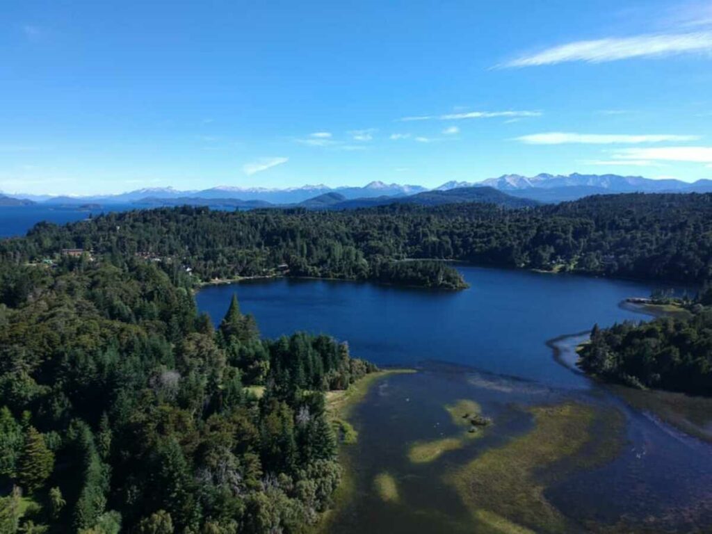 Paisagem do Lago Nahuel Huapi