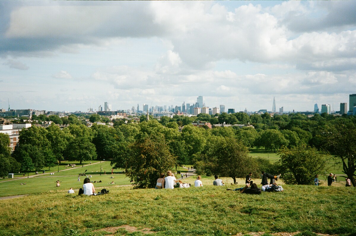 Primrose Hill, passeio tranquilo durante o ano novo em Londres