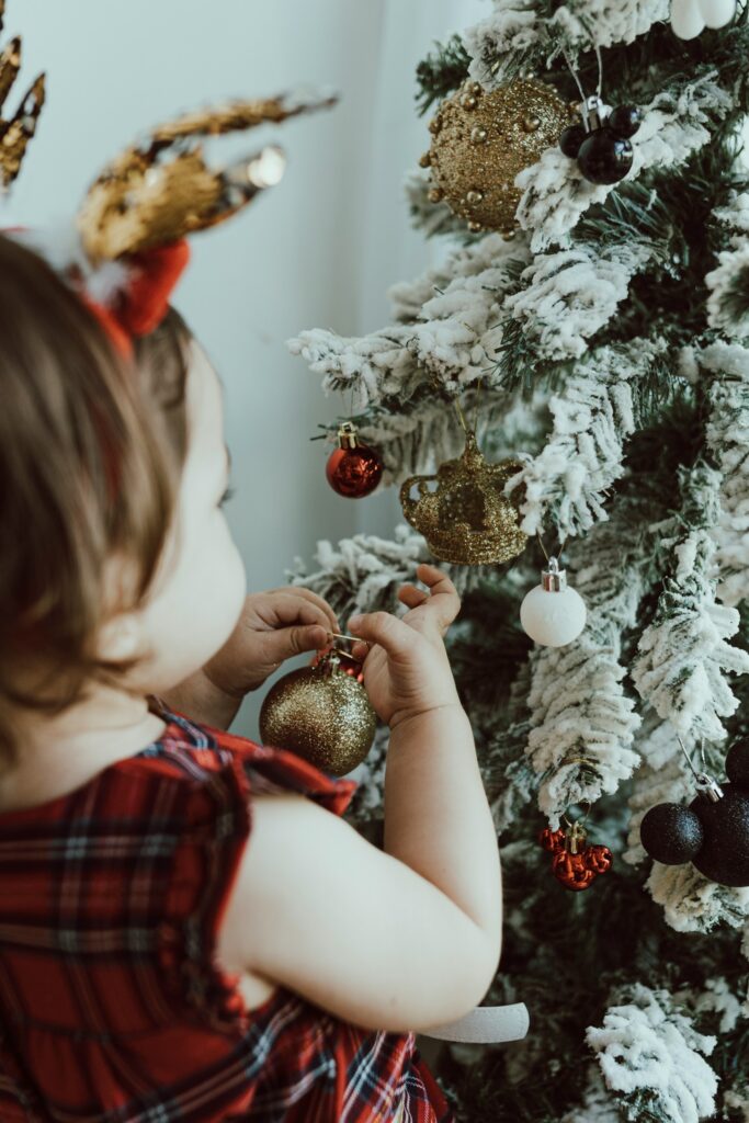 ceia de Natal e decoração