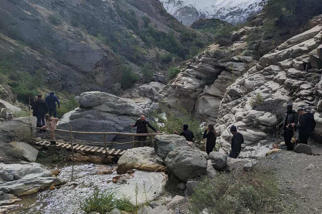 Cajón del Maipo no Inverno