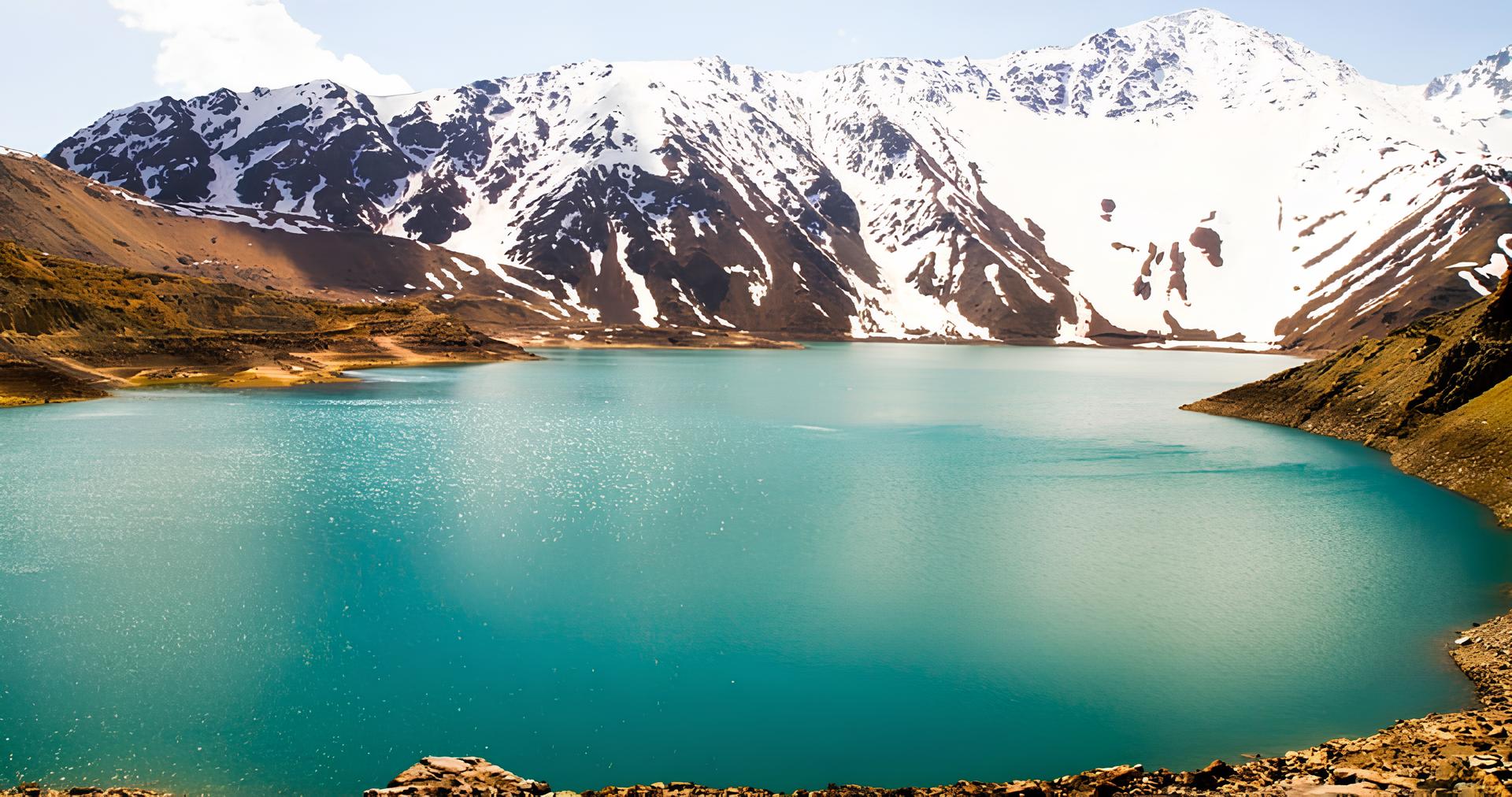 Cajón del Maipo no Inverno