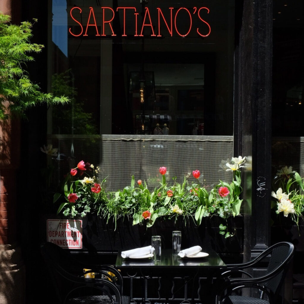 Sartianos, um dos melhores restaurantes para ficar em Nova York