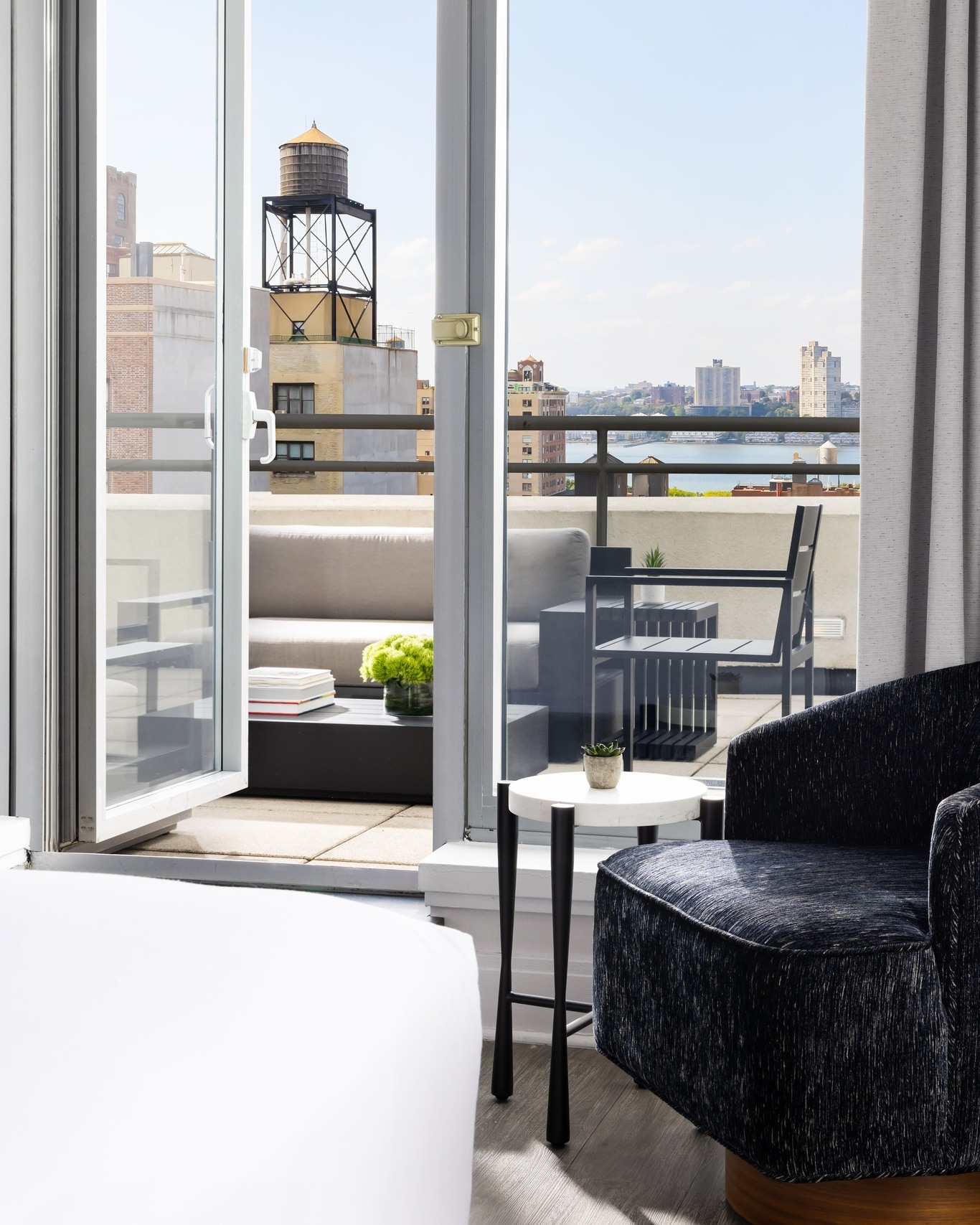 Vista de quarto do Arthouse Hotel em Upper West Side, New York City