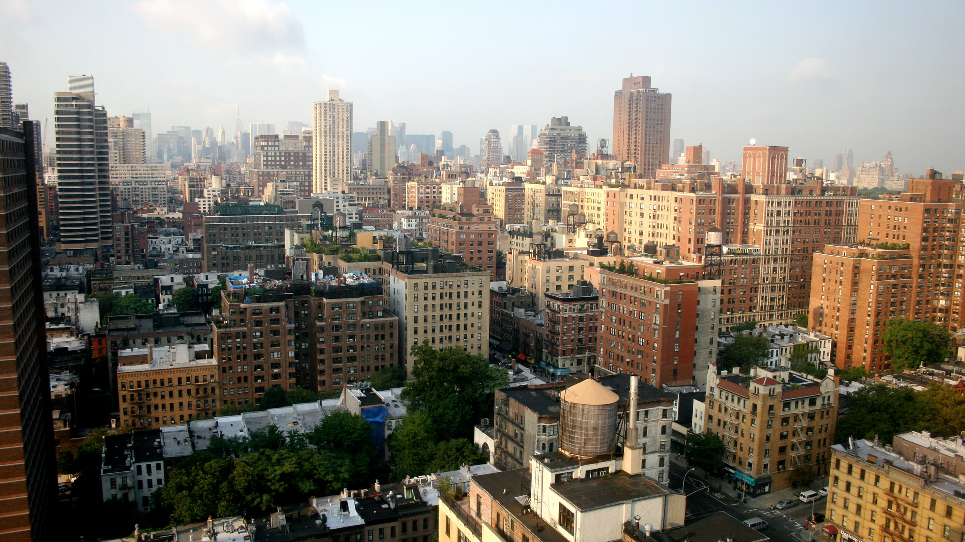 Visão aérea do bairro Upper East Side de New York City, foto por Alex Maisuradze