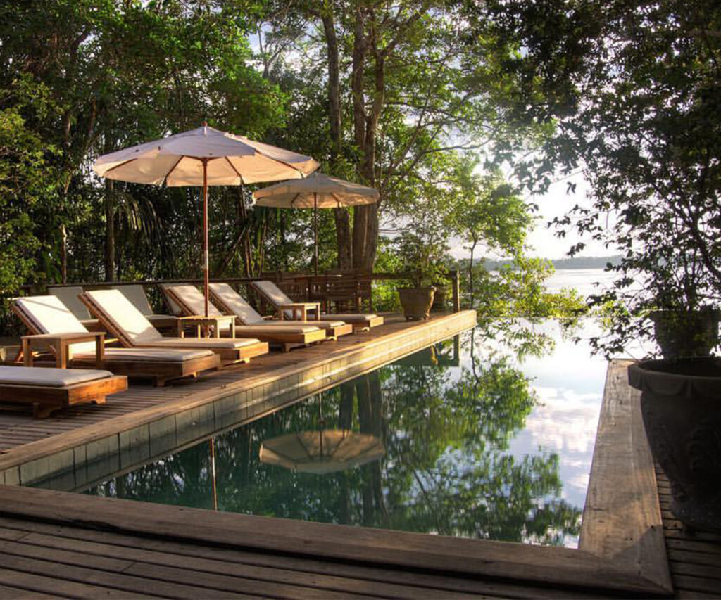 Área comum do Anavilhanas Jungle Lodge