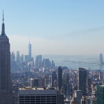 Vista panorâmica dos bairros de Nova York, fotografia de Phil King