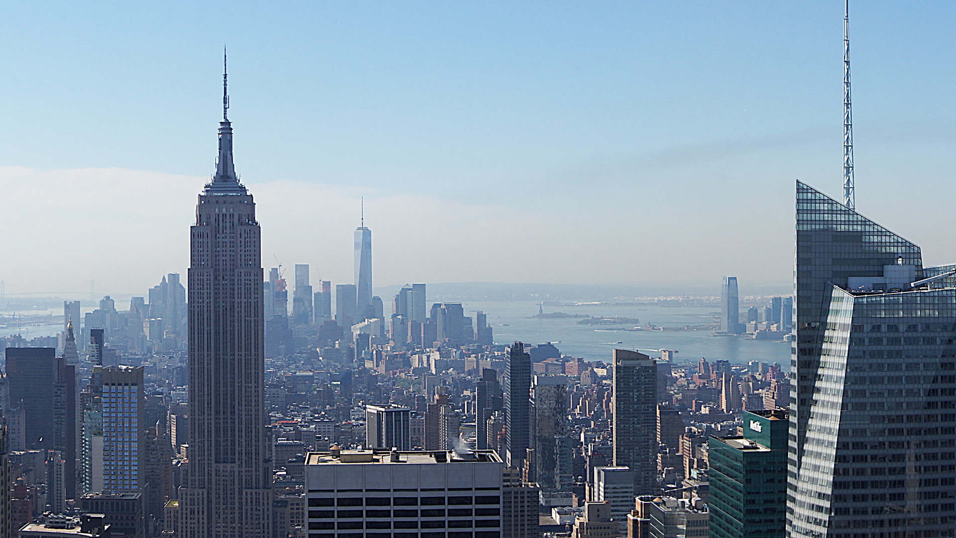 Vista panorâmica dos bairros de Nova York, fotografia de Phil King