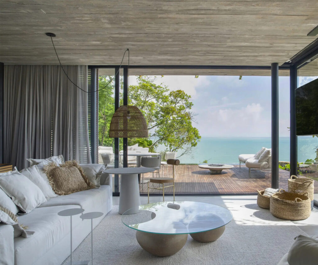 acomodação do fuso concept hotel com vista para o mar - uma das opções de onde ficar em Florianópolis