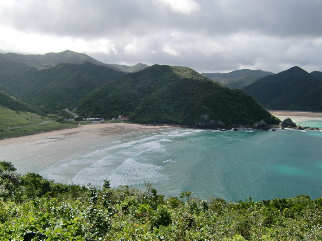 Praia de Takohama, na Ilha Fukue (ao sul das Ilhas Goto, em Nagasaki, Japão)