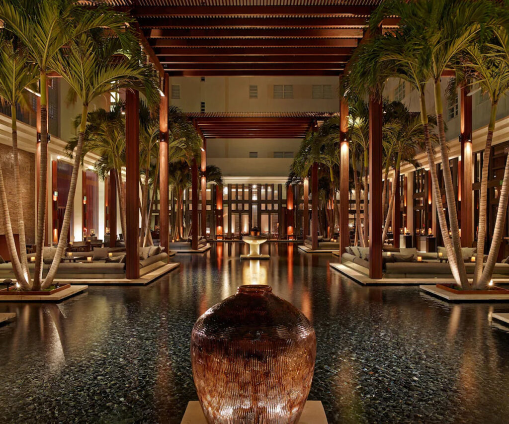 área externa do the setai miami beach