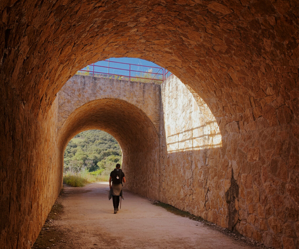 túnel medieval na cidade de Girona