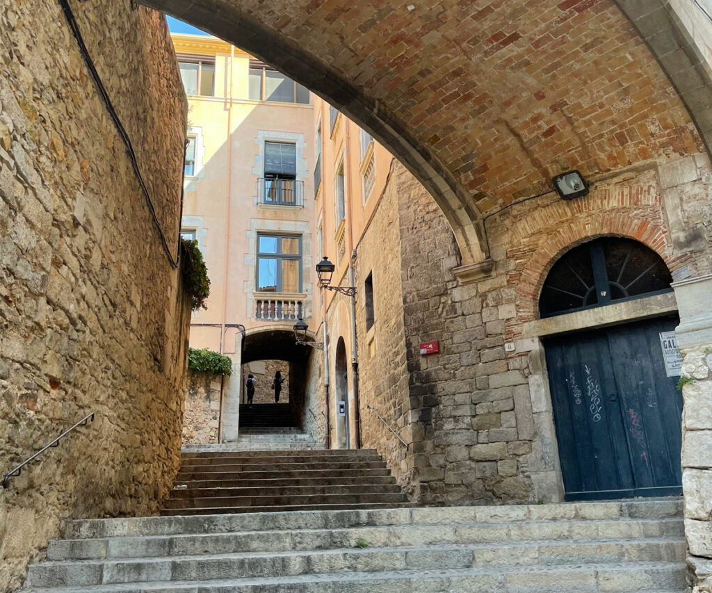 escadaria em Girona