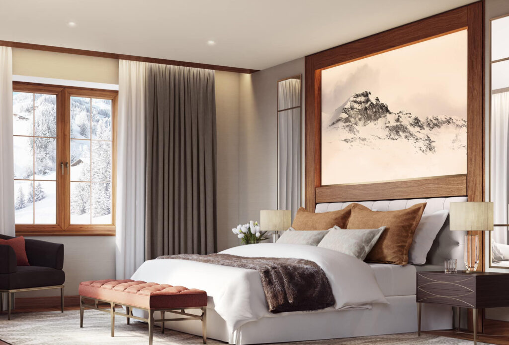 Acomodação do Hotel Grace La Margna, uma opção de onde ficar em St.Moritz