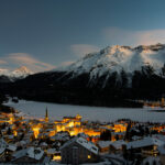 St. Moritz, na Suíça. no Inverno