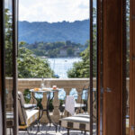 Varanda do hotel la reserve eden au lac