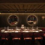 Área de jantar do Langosteria St. Moritz
