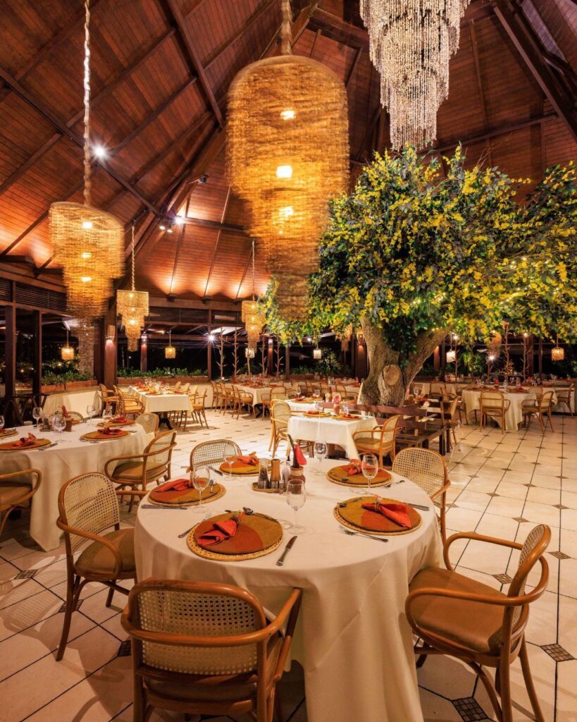 Resorts no nordeste: restaurante luxuoso no Nannai Muro Alto, Porto de Galinhas, PE