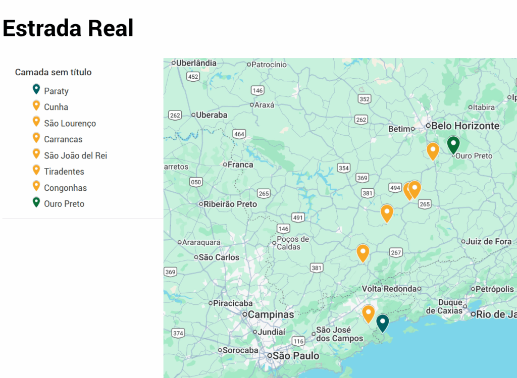 Planejar viagem de carro