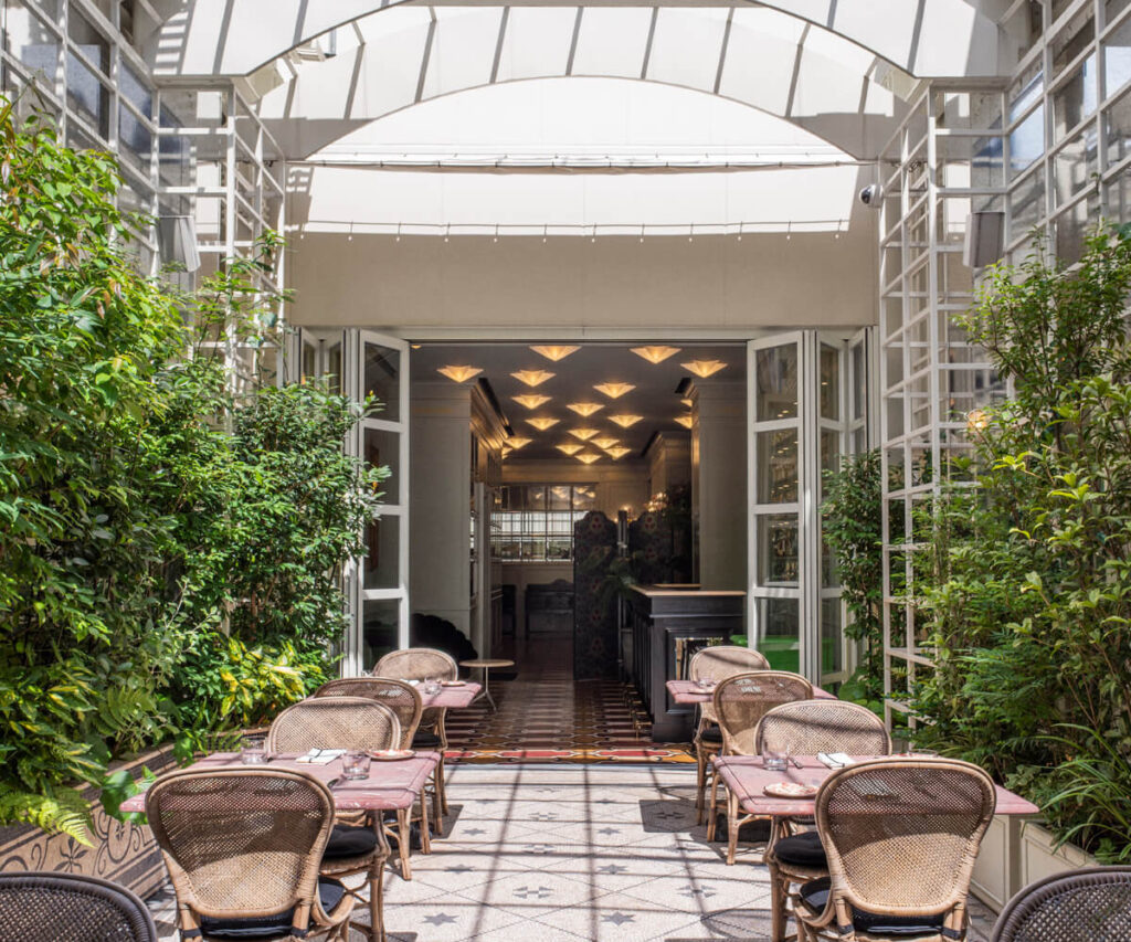 Área externa do Gucci Osteria de Massimo Bottura I Foto: Gucci Osteria de Massimo Bottura (reprodução)