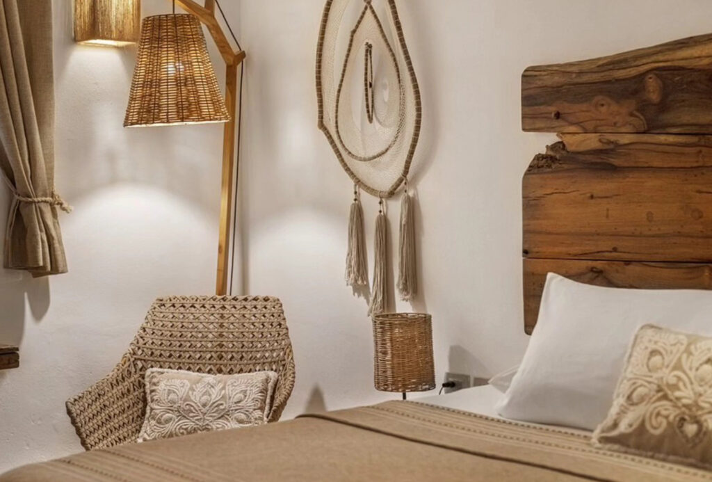 acomodação do boutique hotel holbox