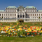 Fachada do Palácio de Belvedere, opção de o que fazer em Viena