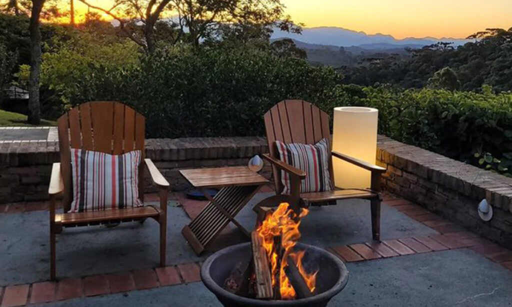 área de descanso ao ar livre