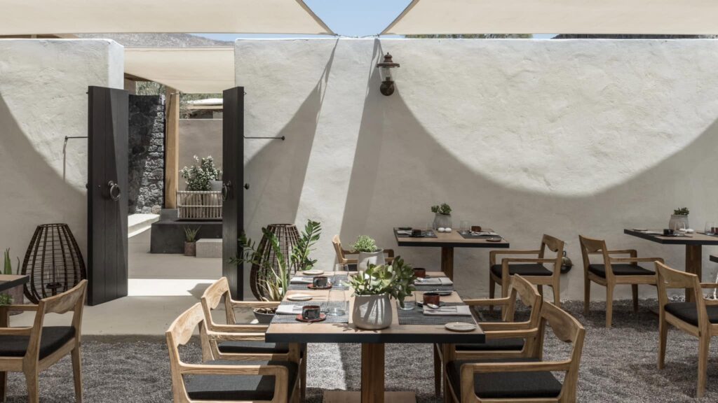 Mr E. Restaurant, um dos melhores restaurantes de santorini